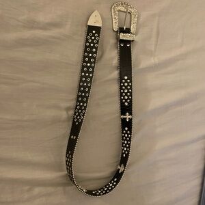 Unisex Rhinstone Belt